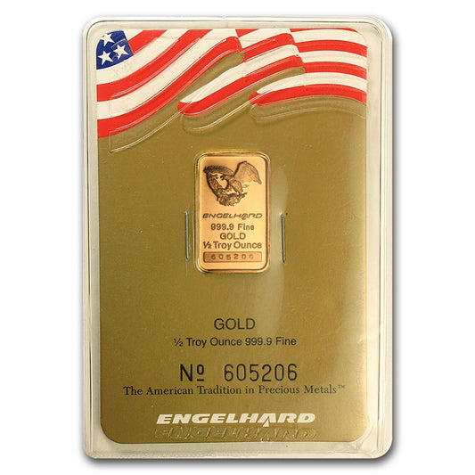 1/2 oz Gold Bar - Engelhard (In Assay)