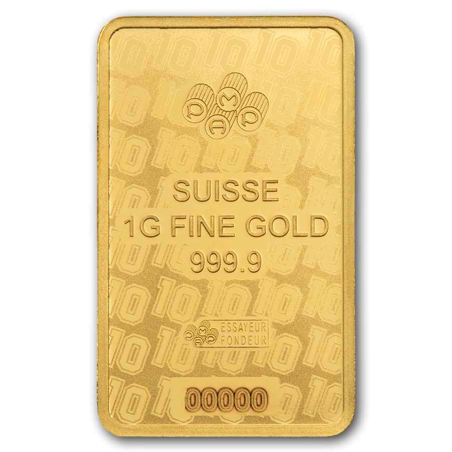 PAMP SUISSE 1 G GOLD BAR - DIEGO ARMANDO MARADONA