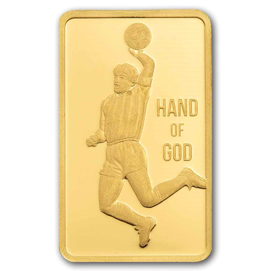 PAMP SUISSE 1 G GOLD BAR - DIEGO ARMANDO MARADONA