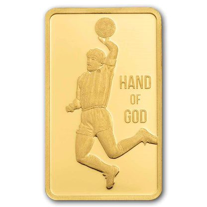 PAMP SUISSE 1 G GOLD BAR - DIEGO ARMANDO MARADONA
