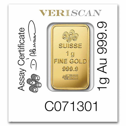 1 GRAM DIVISIBLE PAMP SUISSE MULTIGRAM