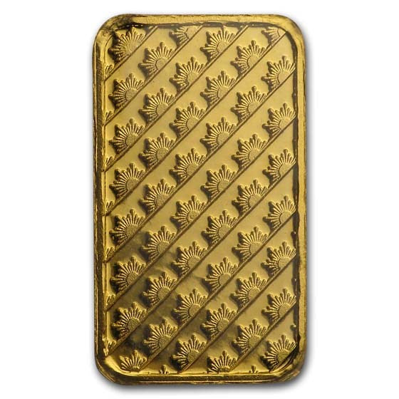1 gram Gold Bar - Sunshine Minting (In TEP Packaging)