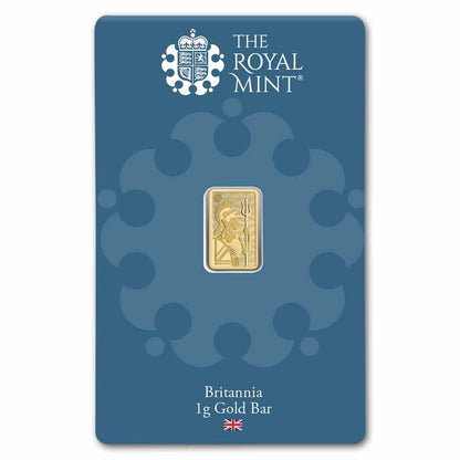 1 gram Gold Bar - The Royal Mint Britannia