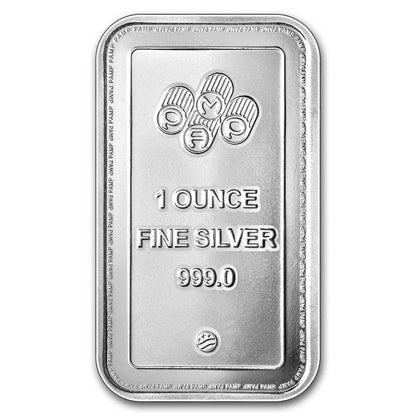 PAMP SUISSE 1 OZ SILVER BAR .999 FINE SILVER