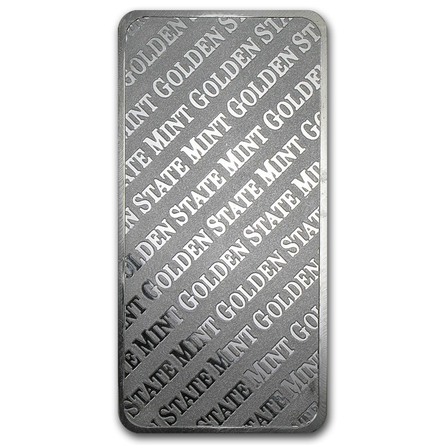 10 OZ. SILVER BAR GOLDEN STATE MINT SILVER BAR