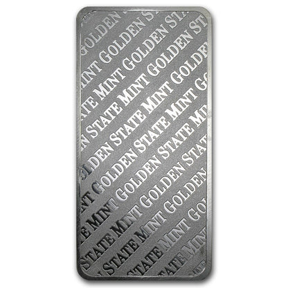 10 OZ. SILVER BAR GOLDEN STATE MINT SILVER BAR