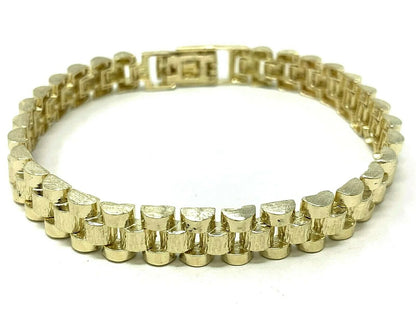 10k Yellow Watch Link Rolex Bracelet 8.5mm Various Sizes