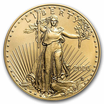 2026 1/10TH OZ $5 GOLD AMERICAN EAGLE COIN
