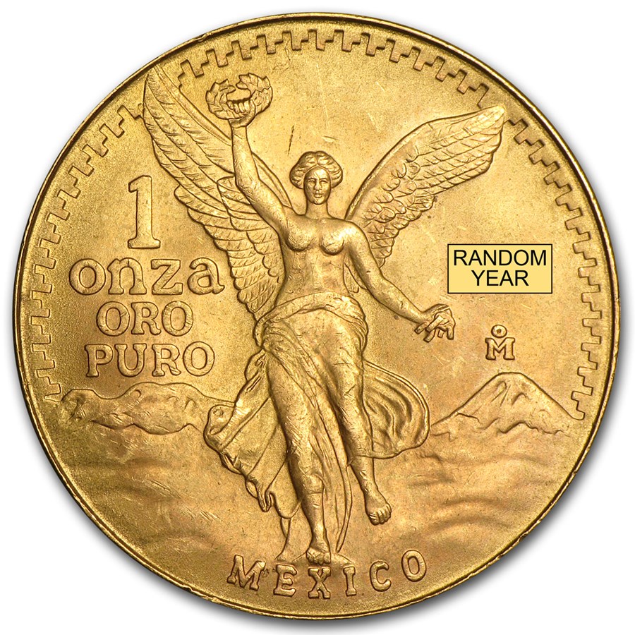 1 OZ GOLD MEXICAN LIBERTAD - Random Year