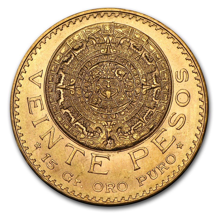 Random Year 5 Pesos Mexican Gold Coin AGW .1205 oz