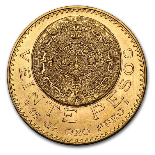Random Year 5 Pesos Mexican Gold Coin AGW .1205 oz